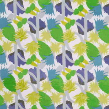 Christopher Farr Cactus Flower Outdoor Verde Fabric